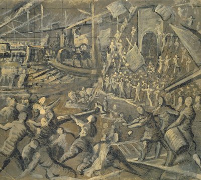 The Conquest of Constantinople by the Venetians in the Year 1204 by Domenico Robusti Tintoretto